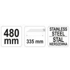 YATO YT7624 Szigetelés vágó kés inox 480 mm