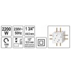 YATO Elektromos gyémántfúró + állvány M16 2200 W