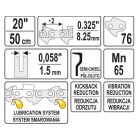 YATO YT84944 Láncfűrész lánc 20" 0,325" 1,5 mm 