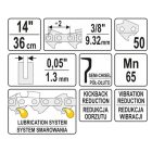 YATO Yt84950 Láncfűrész lánc 14" 3/8" 1,3 mm