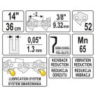 YATO YT84951 Láncfűrész lánc 14" 3/8" 1,3 mm