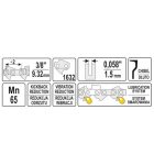 YATO YT84961 Láncfűrész lánc tekercs 3/8" 1,5 mm