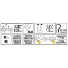 YATO YT84962 Láncfűrész lánc tekercs 0,325" 1,3 mm