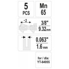 YATO YT84978 Láncfűrész láncszem 3/8" 1,6 mm (5 db/cs)