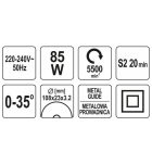 YATO YT84990 Elektromos láncélező 85W