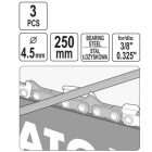 YATO YT85026 Kerek láncreszelő 4,5 mm (3 db/cs)