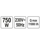 YATO YT85341 Elektromos búvárszivattyú 750 W