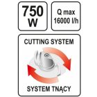 YATO YT85350 Elektromos szennyvíz szivattyú 750 W