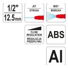 YATO YT8966 Öntöző pisztoly alumíniumbetétes 2 funkció 1/2"