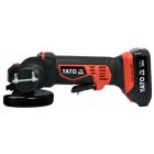 YATO Akkus sarokcsiszoló 125 mm 18 V Li-Ion (1 x 2,0 Ah akku + töltő)