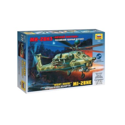 Modell készlet Helikopter 7255 - MIL MI-28N Orosz Helikopter (1:72)