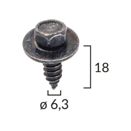 ROMIX karosszéria Csavar