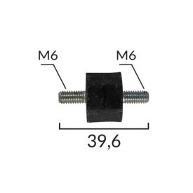 VOLKSWAGEN Gumibak M6 191201256