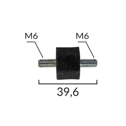 VOLKSWAGEN Gumibak M6 191201256